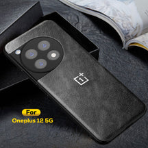 OnePlus 12 5G Business LEATHER BACK CASE WITH CAMERA PROTECTION