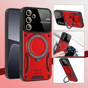 SAMSUNG GALAXY A26 5G Heavy Duty Rugged Shockproof Camera Lens Protector Phone Cover with Kickstand