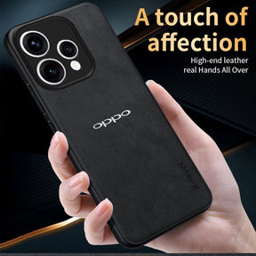 OPPO RENO 15 5G Business LEATHER BACK CASE WITH CAMERA PROTECTION