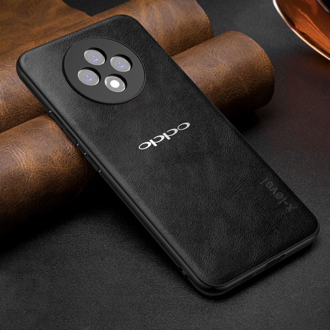 OPPO F27 5G Business Style PU LEATHER PROTECTIVE BACK CASE WITH CAMERA PROTECTION