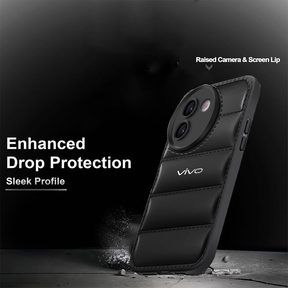 VIVO V30E 5G The Puffer Edition Soft Material Down Jacket Phone Case