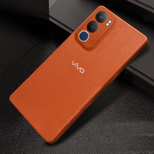 Vivo Y29 5G Solid Color Leather Texture Matte Phone Back Case