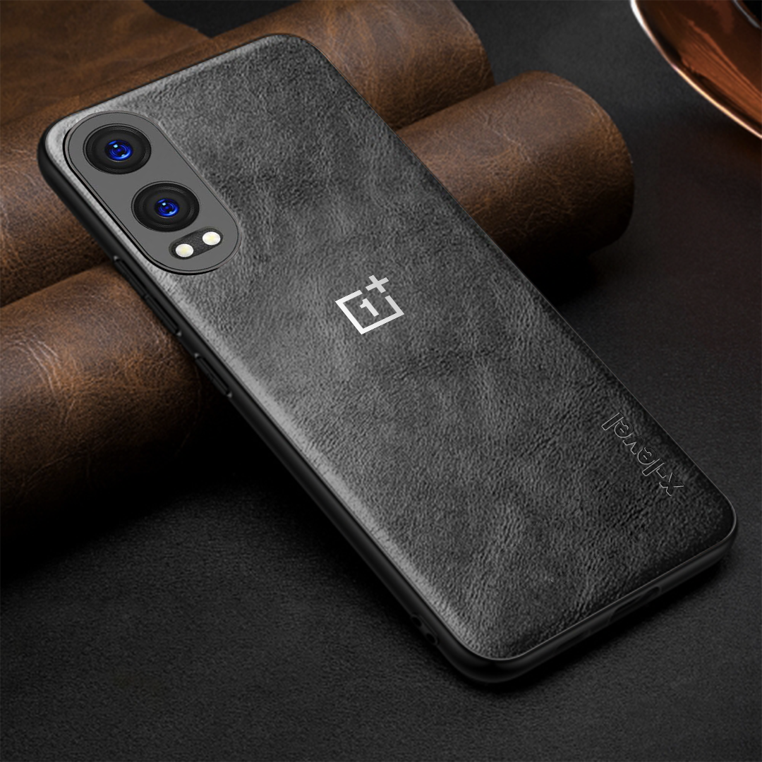 ONEPLUS CE 4 LITE 5G Business Style PU LEATHER PROTECTIVE BACK CASE WITH CAMERA PROTECTION
