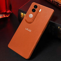 Vivo V40e 5G Solid Color Leather Texture Matte Phone Back Case
