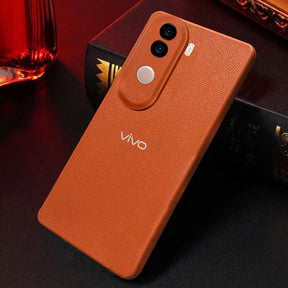 Vivo V40e 5G Solid Color Leather Texture Matte Phone Back Case