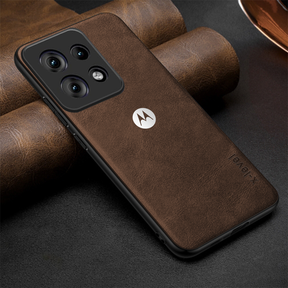 MOTOROLA EGDE 50 NEO 5G Business Style PU LEATHER PROTECTIVE BACK CASE WITH CAMERA PROTECTION