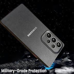 Samsung Galaxy A53 5G Solid Color Leather Texture Matte Phone Back Case