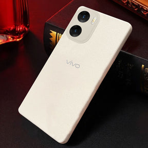 Vivo V29e 5G Solid Color Leather Texture Matte Phone Back Case