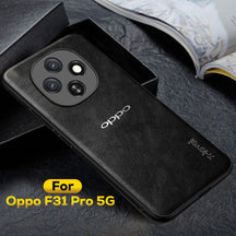 OPPO F31 PRO 5G Business Style PU LEATHER PROTECTIVE BACK CASE WITH CAMERA PROTECTION