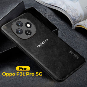 OPPO F31 PRO 5G Business Style PU LEATHER PROTECTIVE BACK CASE WITH CAMERA PROTECTION