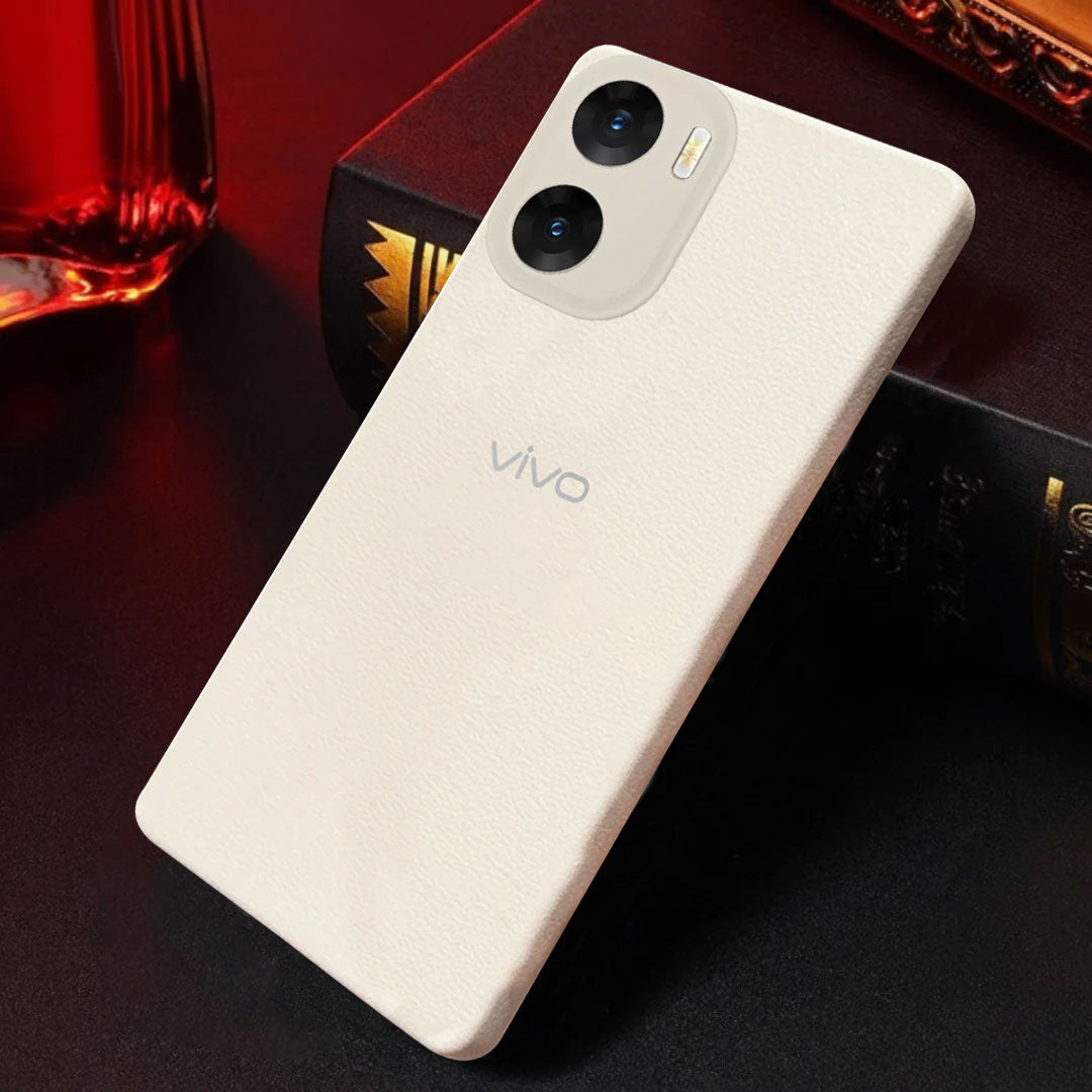 Vivo V29e 5G Solid Color Leather Texture Matte Phone Back Case
