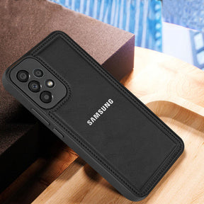 Samsung Galaxy A53 5G Vintage Leather Stitched Protective Back Case
