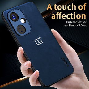 ONEPLUS NORD CE 3 5G  Business Style PU LEATHER PROTECTIVE BACK CASE WITH CAMERA PROTECTION