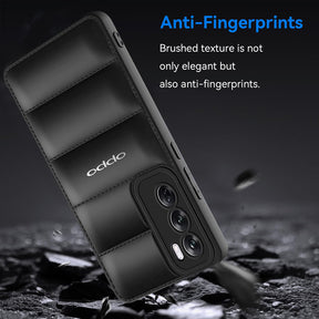 OPPO RENO 12 5G The Puffer Edition Soft Material Down Jacket Phone Case