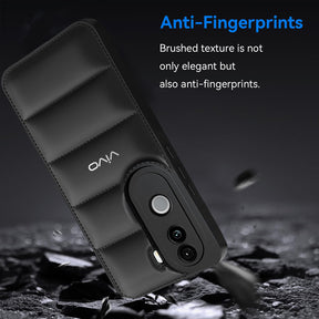 VIVO V40E 5G The Puffer Edition Soft Material Down Jacket Phone Case