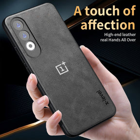 ONEPLUS NORD CE 4 5G Business Style PU LEATHER PROTECTIVE BACK CASE WITH CAMERA PROTECTION