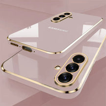GALAXY A36/A56 5G ULTRA-SHINE GOLD ELECTROPLATED LUXURIOUS  BACK CASE WITH CAMERA PROTECTION