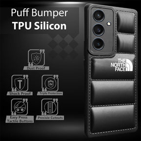 Galaxy A54 5G The North Face Puffer Edition Black Bumper Back Case