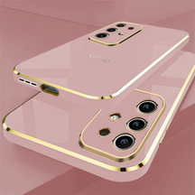 VIVO T4x 5G ULTRA-SHINE GOLD ELECTROPLATED LUXURIOUS  BACK CASE WITH CAMERA PROTECTION