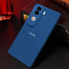 Vivo V40e 5G Solid Color Leather Texture Matte Phone Back Case