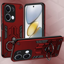 Oppo Reno 13 5G Armor knight Series Camera Protection 2 in 1 Shockproof Phone Cover with Kickstand