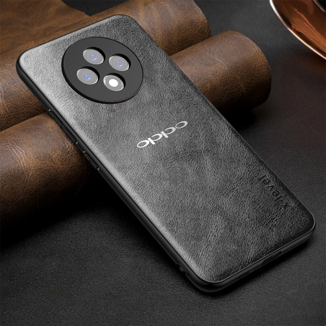 OPPO F27 5G Business Style PU LEATHER PROTECTIVE BACK CASE WITH CAMERA PROTECTION