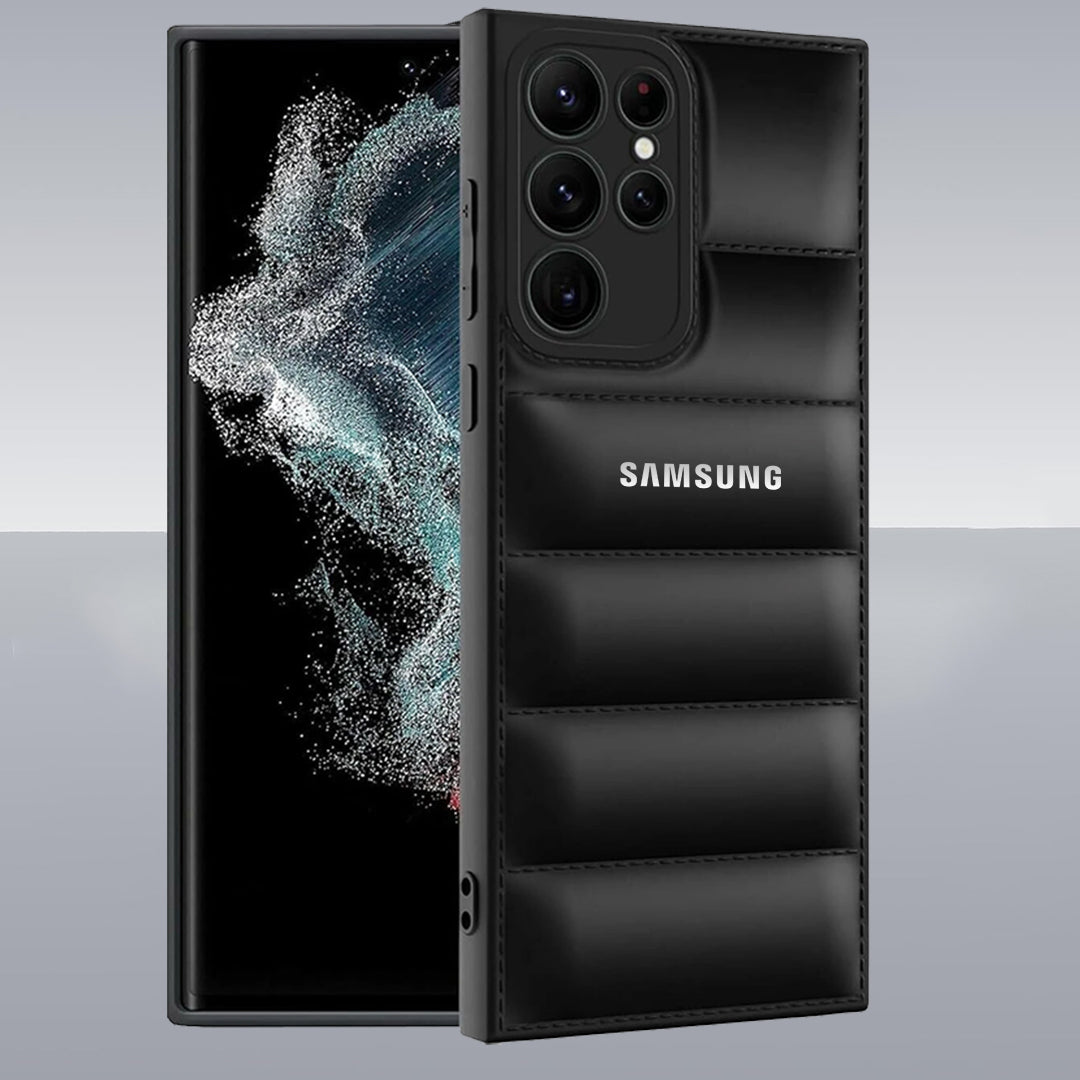 Samsung Galaxy S24 ULTRA The Puffer Edition Soft Material Down Jacket Phone Case