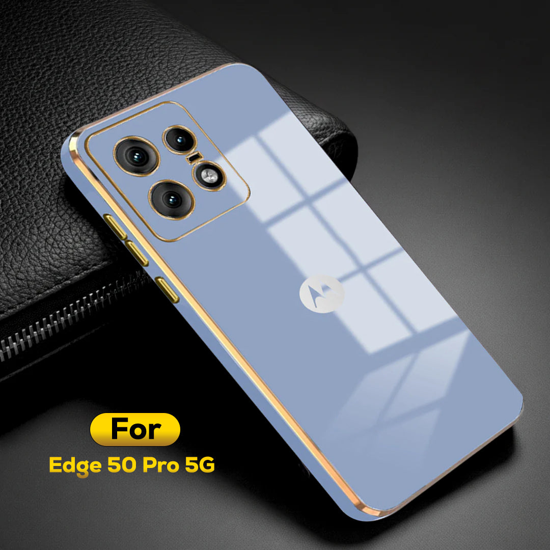 MOTOROLA EDGE 50 PRO 5G ULTRA-SHINE LUXURIOUS  BACK CASE WITH CAMERA PROTECTION