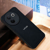 VIVO V30E 5G Vintage Leather Stitched Protective Back Case