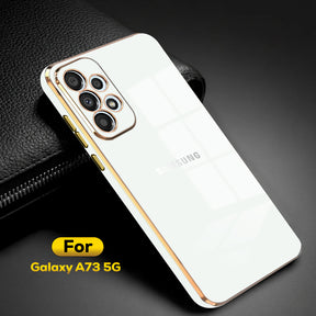 GALAXY A73 5G ULTRA-SHINE LUXURIOUS  BACK CASE WITH CAMERA PROTECTION