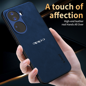 OPPO RENO 11 5G Business Style PU LEATHER PROTECTIVE BACK CASE WITH CAMERA PROTECTION