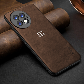 ONEPLUS 13 5G Business Style PU LEATHER PROTECTIVE BACK CASE WITH CAMERA PROTECTION