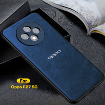 OPPO F27 5G Business Style PU LEATHER PROTECTIVE BACK CASE WITH CAMERA PROTECTION