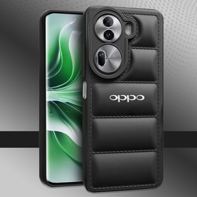 OPPO Reno 11 5G The North Face Puffer Edition Black Bumper Back Case