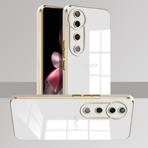 VIVO V-SERIES 5G ULTRA-SHINE GOLD ELECTROPLATED LUXURIOUS  BACK CASE WITH CAMERA PROTECTION
