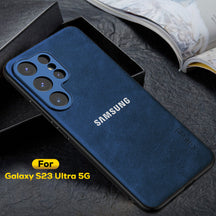 Galaxy S23 ULTRA 5G PU LEATHER PROTECTIVE BACK CASE WITH CAMERA PROTECTION