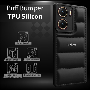 VIVO V29e 5G The Puffer Edition Soft Material Down Jacket Phone Case