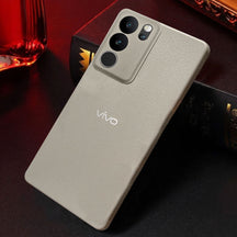 Vivo V29 5G Solid Color Leather Texture Matte Phone Back Case
