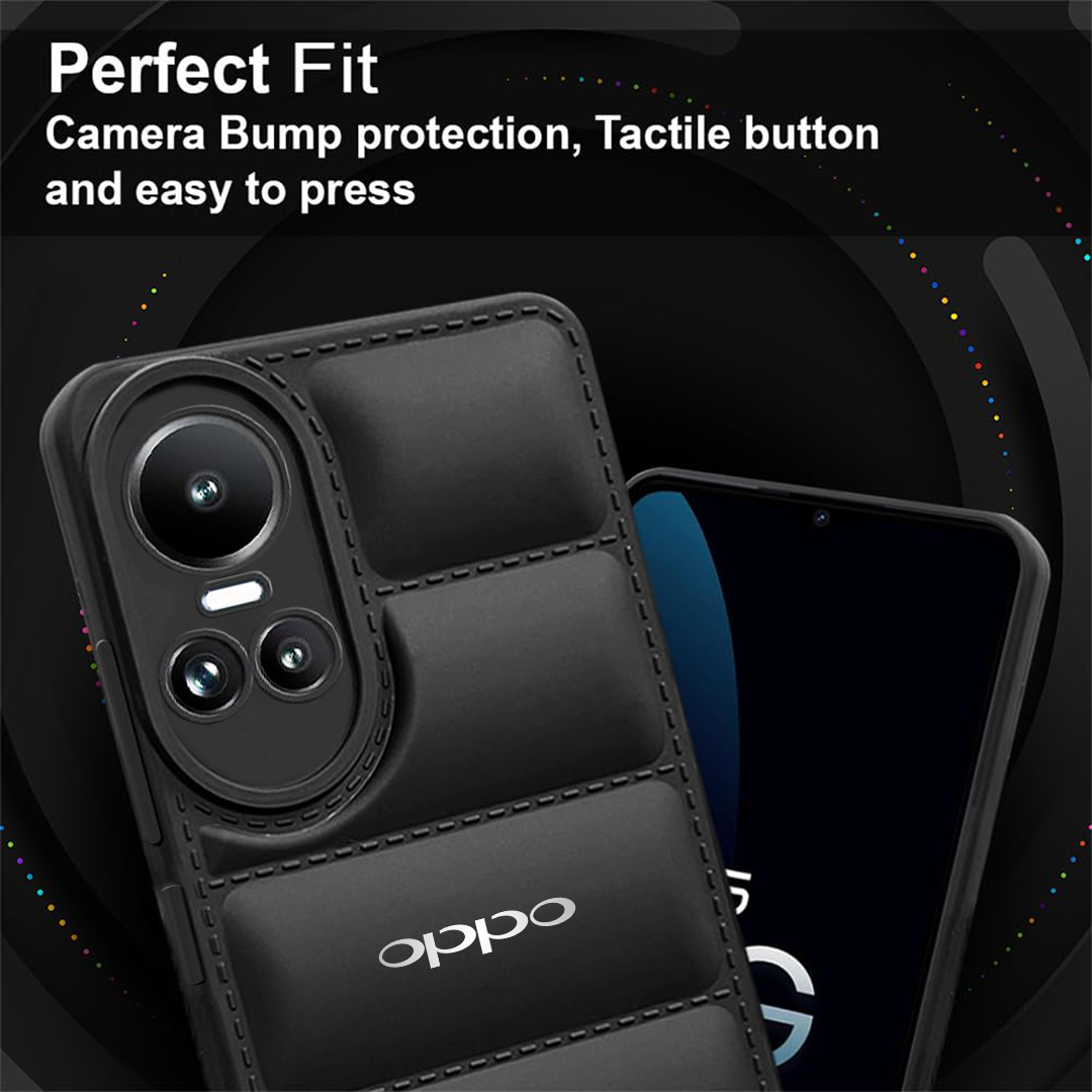 OPPO RENO 10 5G The Puffer Edition Soft Material Down Jacket Phone Case