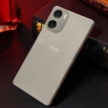 Vivo V29e 5G Solid Color Leather Texture Matte Phone Back Case