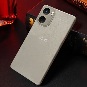 Vivo V29e 5G Solid Color Leather Texture Matte Phone Back Case