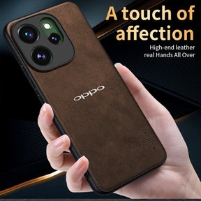 OPPO RENO 15 PRO 5G Business LEATHER BACK CASE WITH CAMERA PROTECTION