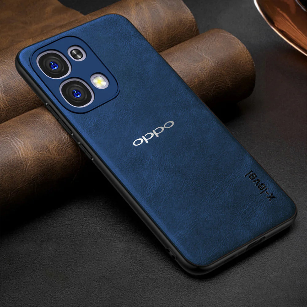 OPPO F31 5G Business Style PU LEATHER PROTECTIVE BACK CASE WITH CAMERA PROTECTION