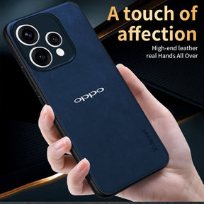 OPPO RENO 15 5G Business LEATHER BACK CASE WITH CAMERA PROTECTION