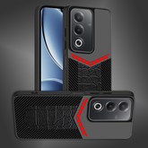OPPO A3 PRO 5G Ultra Hybrid Carbon Fiber Shockproof TPU + Poly Carbonate Back Cover Case