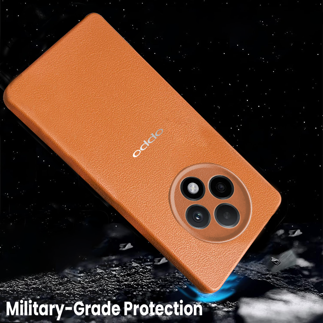 Oppo F27 Pro Plus 5G Solid Color Leather Texture Matte Phone Back Case