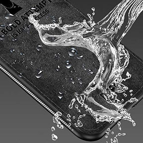 Reno 8 5G Deer Pattern Hand-Stitched Cloth Texture Leather Finish Hybrid Protective Case
