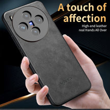 VIVO X300 5G Business LEATHER CASE WITH CAMERA PROTECTION WITH IMPOSED VIVO LOGO