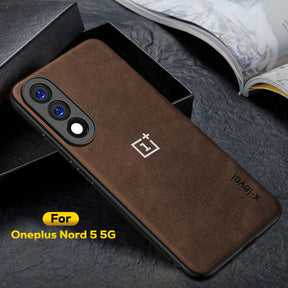ONEPLUS NORD 5 5G Business LEATHER BACK CASE WITH CAMERA PROTECTION