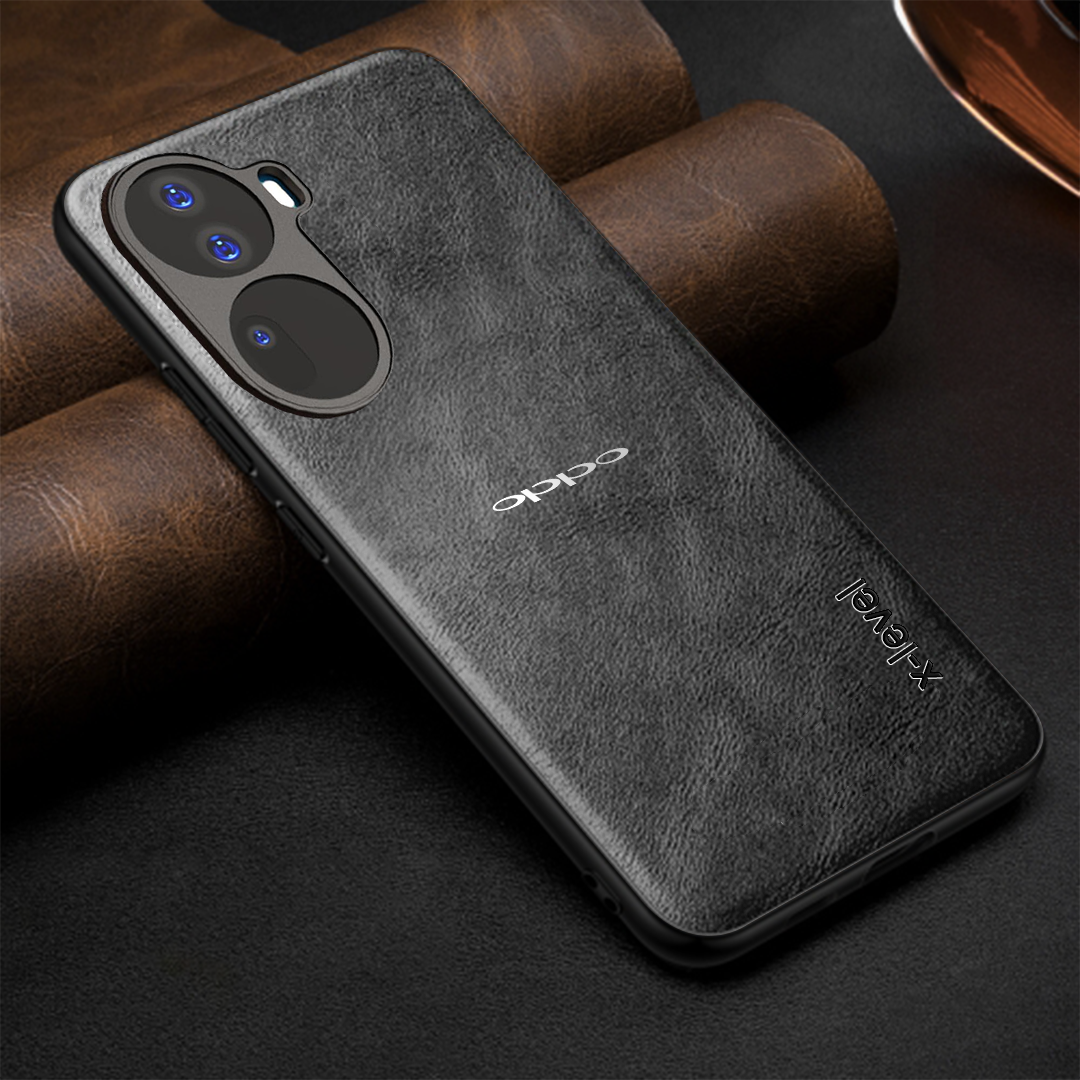 OPPO RENO 11 5G Business Style PU LEATHER PROTECTIVE BACK CASE WITH CAMERA PROTECTION